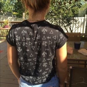 Cute Black patterned shirt