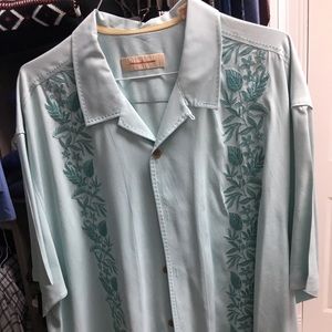 Tommy Bahama raw silk resort shirt