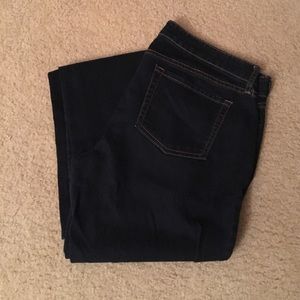 Gap dark rinse denim.