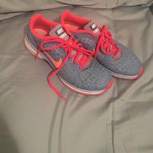 pink & blue nikes