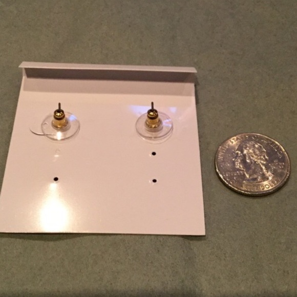 Stone & Crystal Stud Earrings - Picture 4 of 4