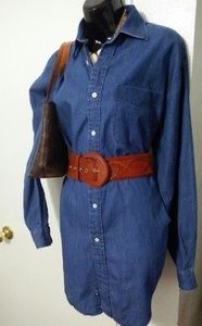 Denim Shirt Dress