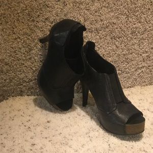 Vince Camuto peep toe bootie