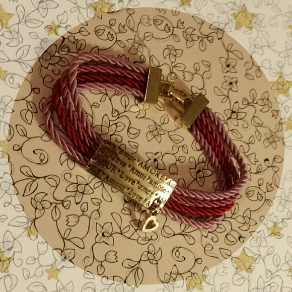 Love*amor*AMORE*Amour Bracelet