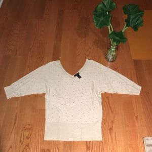 White House Black Market cream sweater
