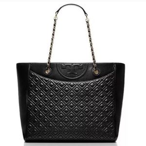 Tory Burch Quilted Black Bag