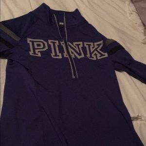 PINK ultimate quarter zip long sleeve