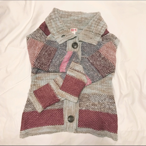 Textured Cardigan with Mixed Stitches, M - Picture 4 of 4