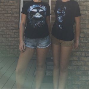 Galaxy Cat Tees