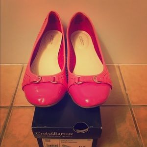 Croft&Barrow bright coral flats