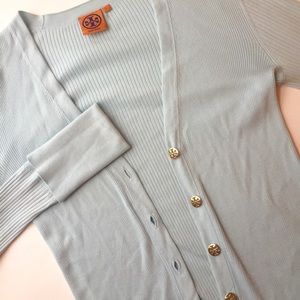 Tory Burch Aqua Cardigan