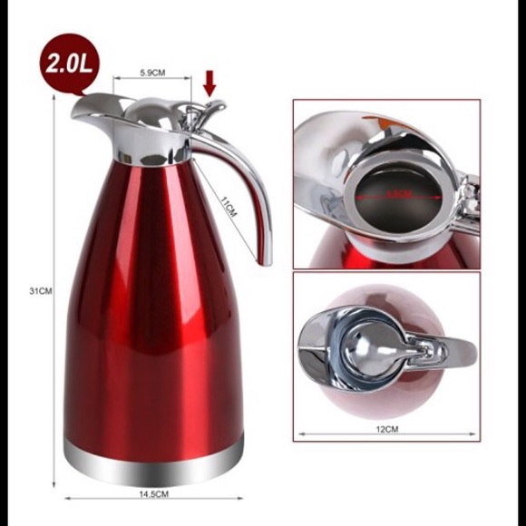 European Vacuum coffee pot 2.0L (stainless steel)
