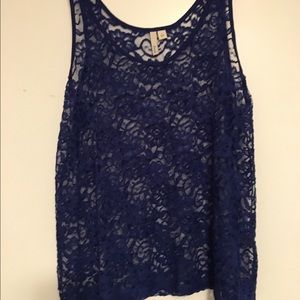 Frenchi lace tank!