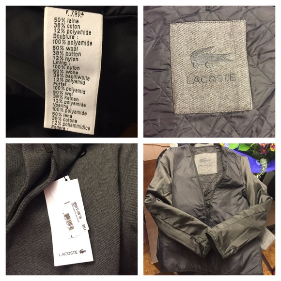 T1 Lacoste grey coat - Picture 4 of 4