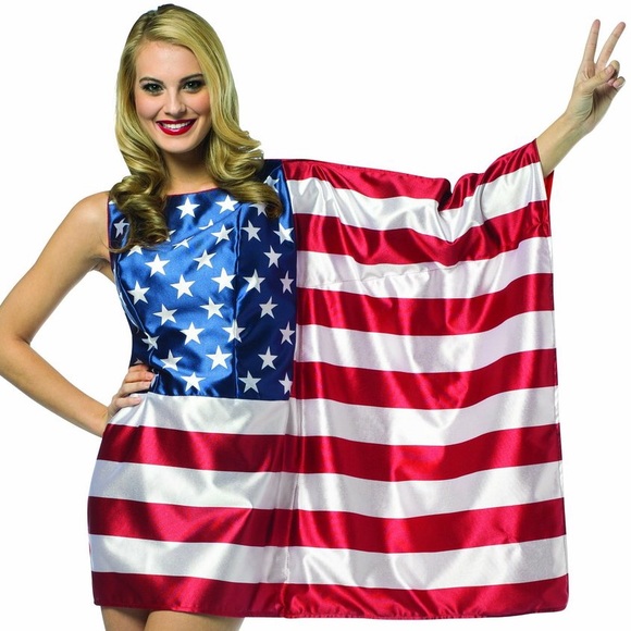 NWT American Flag Halloween Costume