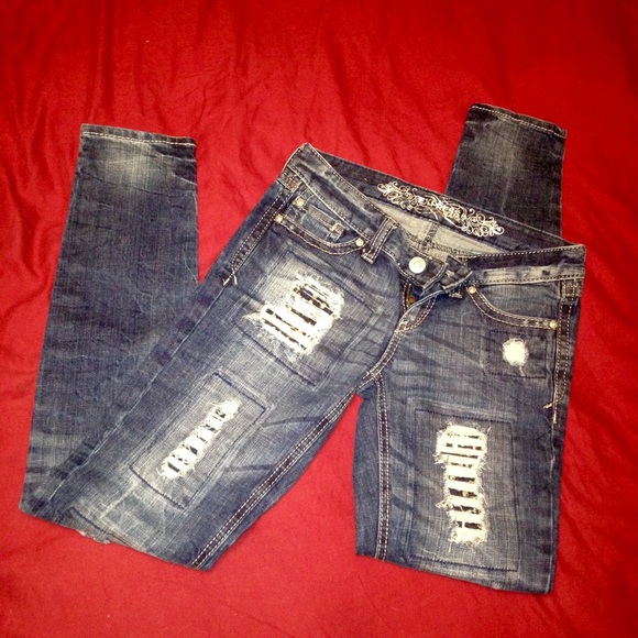 Sale🎁 Stylish Express Low Rise Skinny Jeans, Sz 0