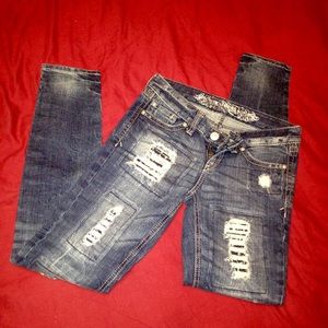 Sale🎁 Stylish Express Low Rise Skinny Jeans, Sz 0