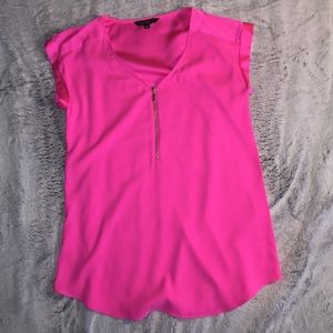 Hot pink Express top in XS
