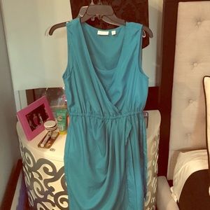 New York & Co Aqua blue/teal dress