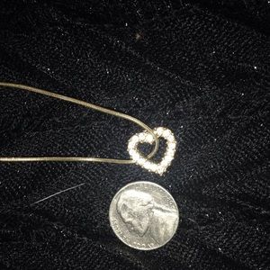 14 carat with diamonds necklace