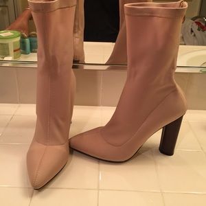 ✨Never worn ✨Nude ego boots !!! Accepting offers