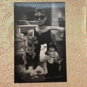 Audrey Hepburn 3D poster