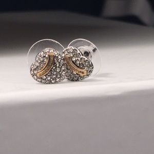 Juicy Couture Pave Heart earrings