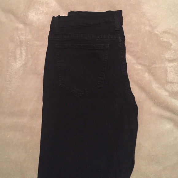 Red Blue Denim skinny jeans