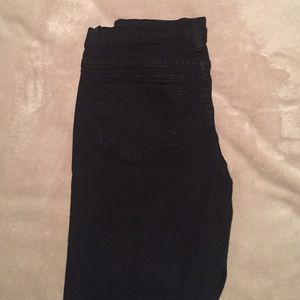 Red Blue Denim skinny jeans