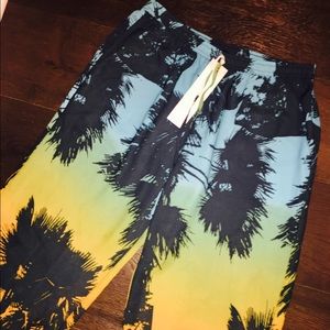 Palm Tree Pants Trousers