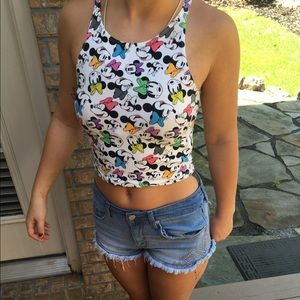 MINNIE MOUSE CROP TOP