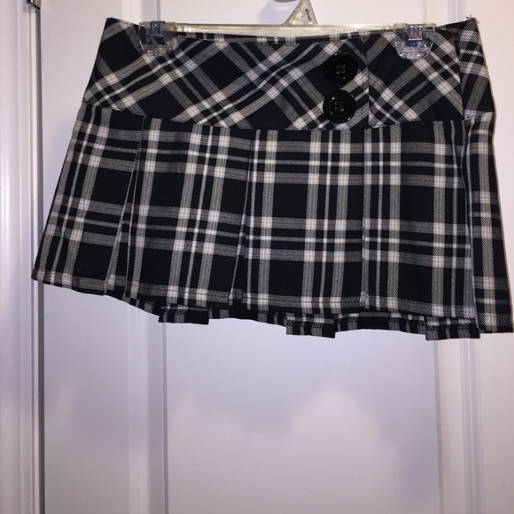 Plaid Mini Skirt