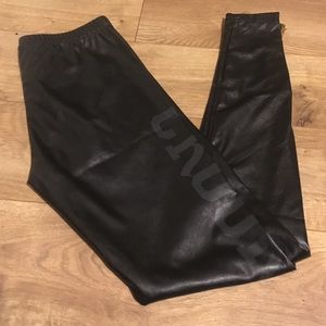 Crooks Leather Leggings