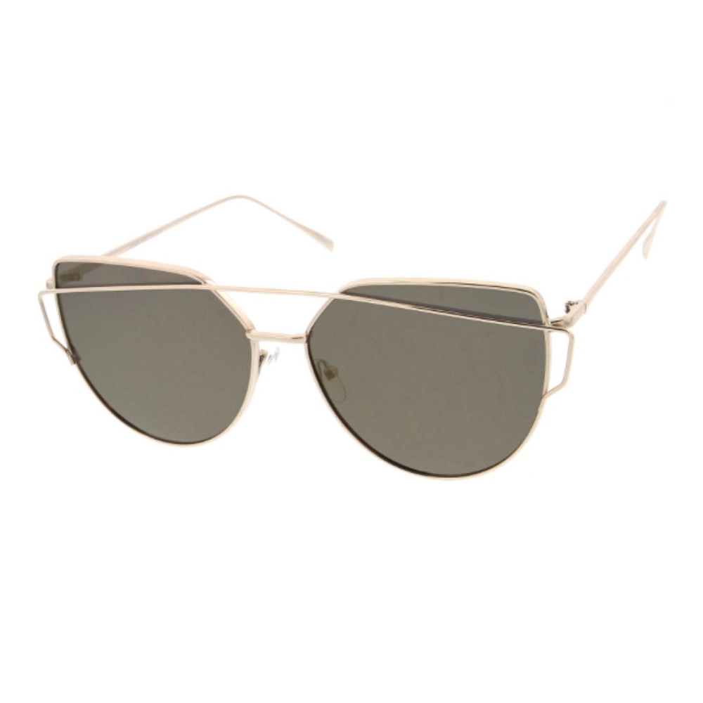 [ LOVE BITTEN ] Gold Sunglasses