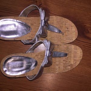 BCBG wedge heels