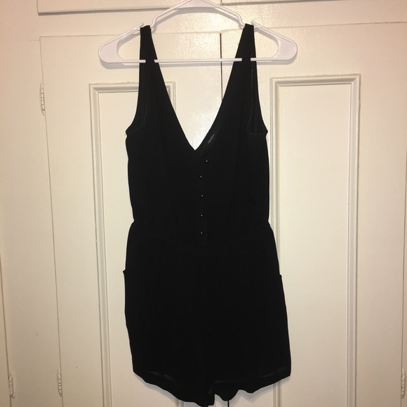Forever21 Black Romper - Picture 2 of 2