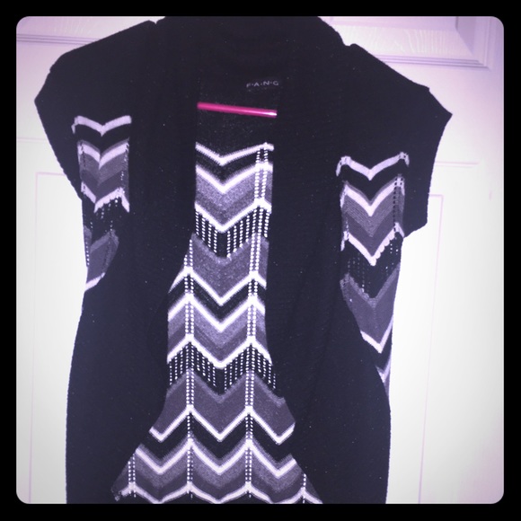 A short sleeve cardigan