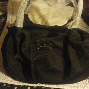 Kate spade handbag blk fabric