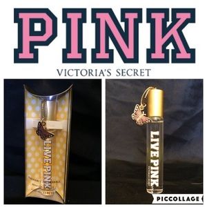 Rare Pink Victoria's Secret LIVE fragrance roller