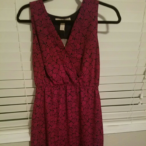 Magenta wrap Front dress - Picture 1 of 3