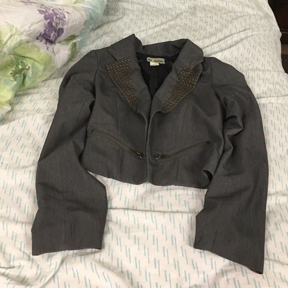 Cute gray jacket size small