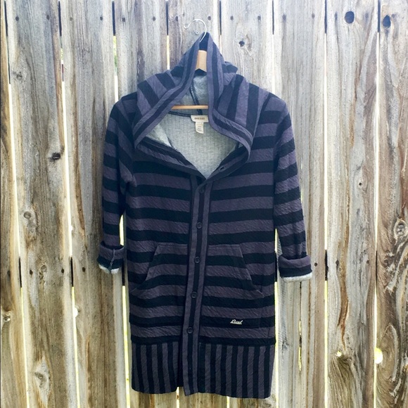 DIESEL Long Hooded Cardigan/Jacket