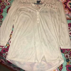 Creme rue 21 top