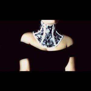 Victorian neck corset