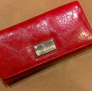 Nicole Miller Wallet in Red