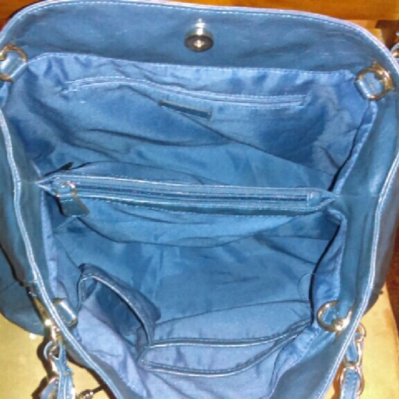 Nicole Miller Handbag in Blue - Picture 3 of 4