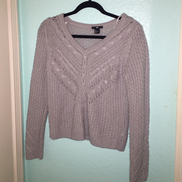 Gray Knitted Sweater
