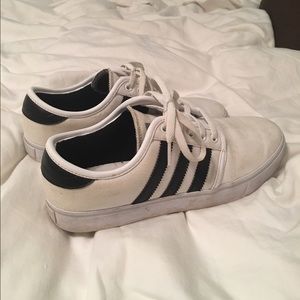 Adidas custom classic 3 stripe shoes