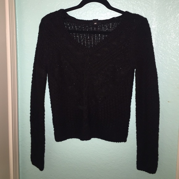 Black Knitted Sweater