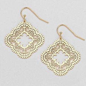Arabian gold earrings